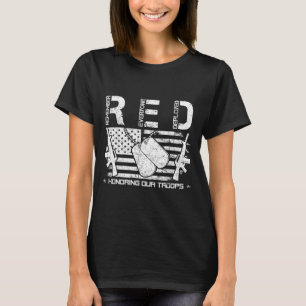 T-shirt Vendredis rouges se souvenir de tout le monde dépl