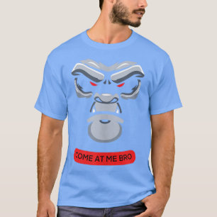 T-shirt Venez à Me Bro Funny Gorilla Face Gym et Fête Wi-F