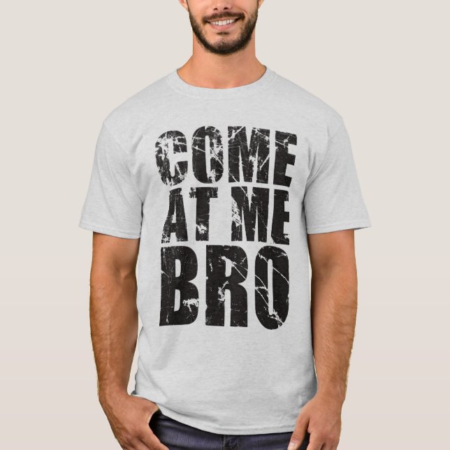 T-shirt venez à moi bro ! chemise (Devant)