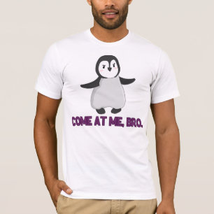 T-shirt Venez à moi, pingouin de Bro