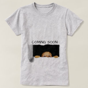 T-shirt Venez coutume bientôt semi-transparente de bébé