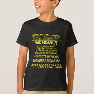 T-shirt Venez du côté des maths, nous avons des symboles F