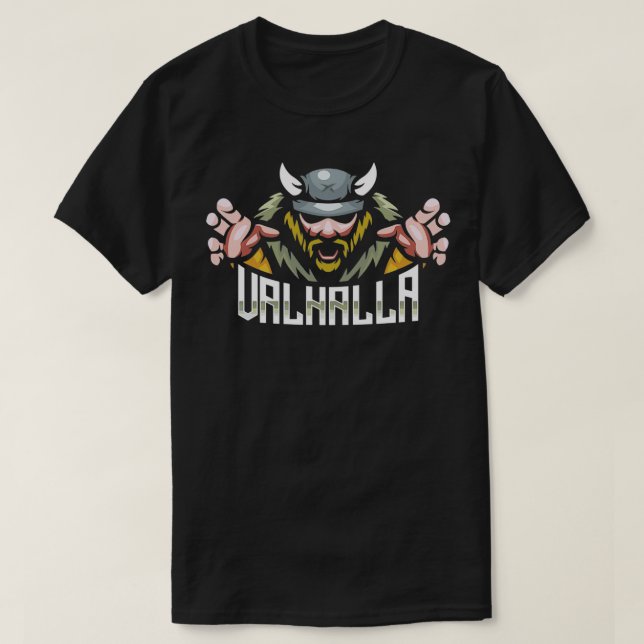 T-shirt Venez rejoindre Valhalla avec le puissant Odin (Design devant)