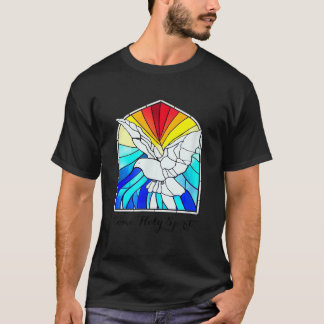 T-shirt VENEZ SAINT SPIRIT Dove design d'art et Christian
