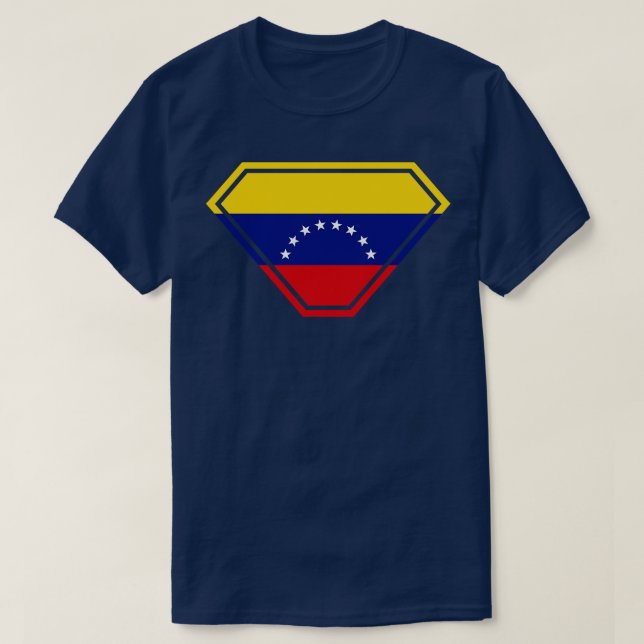 T-shirt Vénézuéla, bouclier super-puissant (Design devant)
