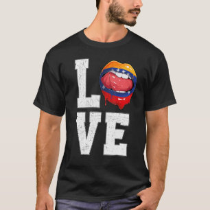 T-shirt Venezuela Drapeau Football Fan Love Vénézuélienne
