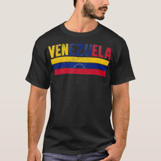 T-shirt Venezuela Drapeau Vénézuélien Hommes Femmes Enfant