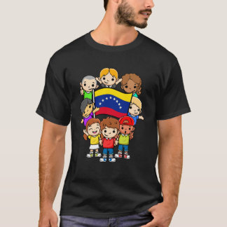 T-shirt Venezuela Kids Hispanic Heritage Month Venezuelan 