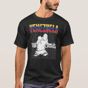 T-shirt Venezuela Tennis de table soutien Ping P vénézuéli