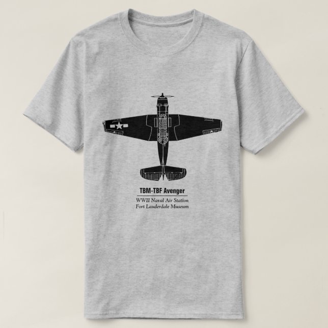 T-SHIRT VENGEUR DE TBM-TBF (Design devant)