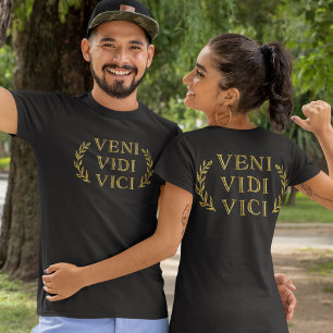 T-shirt Veni Vidi Vici Gagnant du jeu amusant