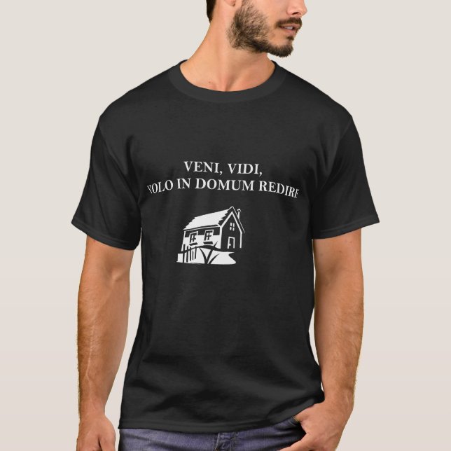 T-shirt Veni, Vidi, Vici parodie (Devant)