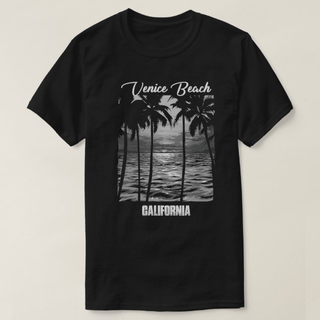 T-shirt Venice Beach Souvenir Californie Rappel 1 (Design devant)
