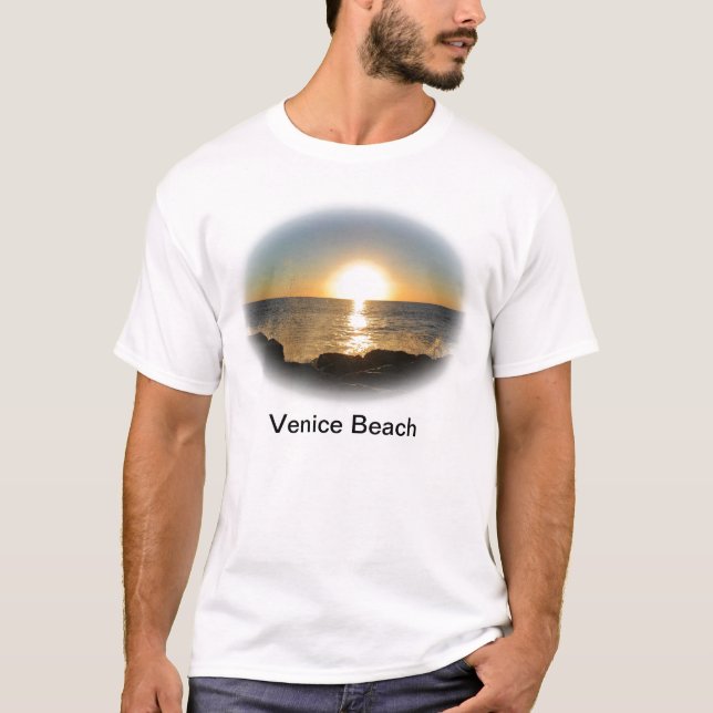 T-shirt Venice Beach Sunset 2 (Devant)