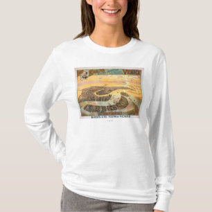T-shirt Venise antique et moderne à la vue aérienne