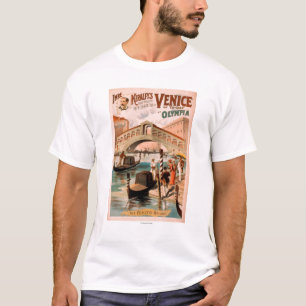 T-shirt Venise, jeune mariée de la mer aux gondoles 2