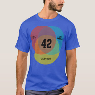 T-shirt Vénn Diagram Vie l'Univers amp ToutTShir