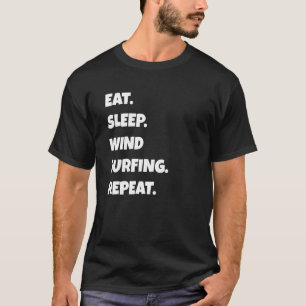 T-shirt Vent Surf Png Manger Sleep Sports Répéter Pour Les