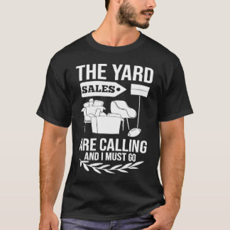 T-shirt Vente de cour près de moi Signer Trouver des objet
