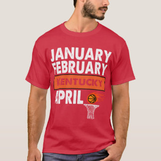 T-shirt Ventilateur de basket Janvier Février Kentucky Avr