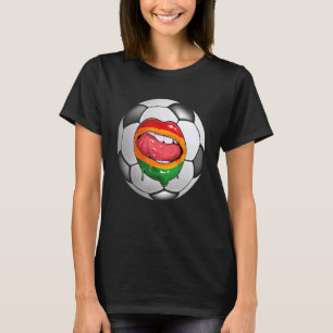 T-shirt Ventilateur de football bolivien Drapeau