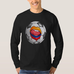 T-shirt Ventilateur de football colombien