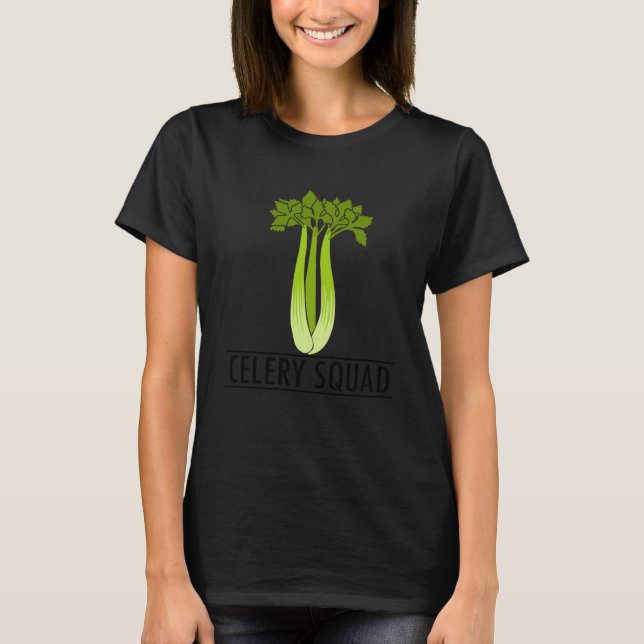 T-shirt Ventilateur de légumes céleri squad poitrine ironi (Devant)