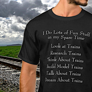 T-shirt Ventilateur de train à vapeur - Ce que je fais en