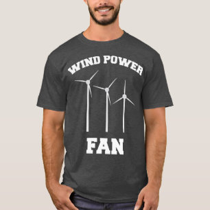 T-shirt Ventilateur d'énergie éolienne Parc éolien Envi