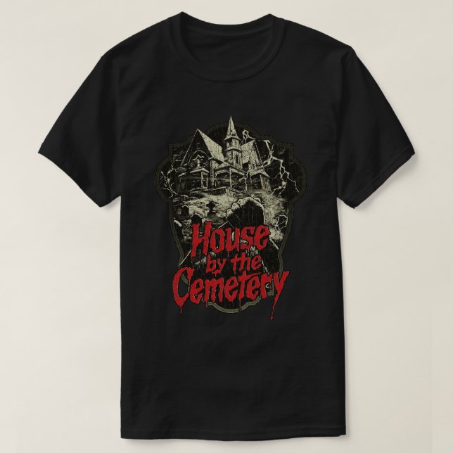 T-shirt Ventilateur d'horreur La Maison par le cimetière 1 (Design devant)