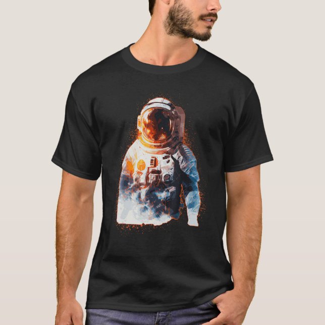 T-shirt Ventilateur Sci Fi Astronomie Galaxy Astronomie Sp (Devant)