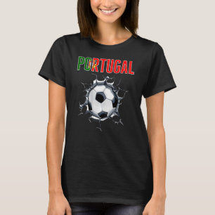 T-shirt Ventilateurs De Football Portugais - Football Port