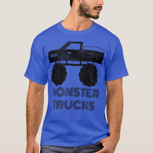 T-shirt Ventilateurs De Gros Voitures Cool Truckers Monste
