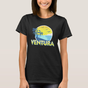 T-shirt Ventura Beach California Surf les années 70