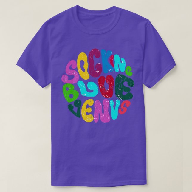 T-shirt Vénus Bleu Choquant (Design devant)