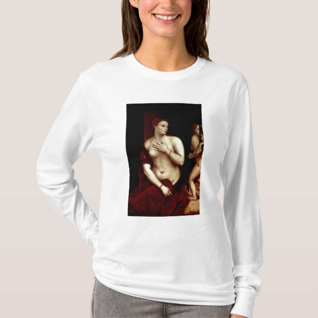 T-shirt Vénus devant le miroir (Devant)