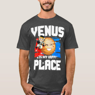T-shirt Vénus Est Mon Happy Endroit Long Sleeve