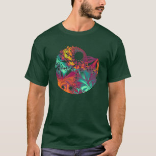 T-shirt Ver en spirale de Fractoid. 2