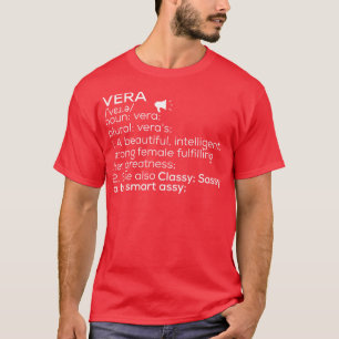 T-shirt Vera Name Vera Definition Vera Femme Name Vera Me