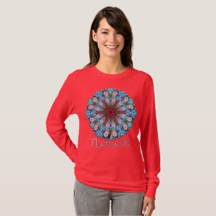 T-shirt Verdigris Namaste Kaleidoscope