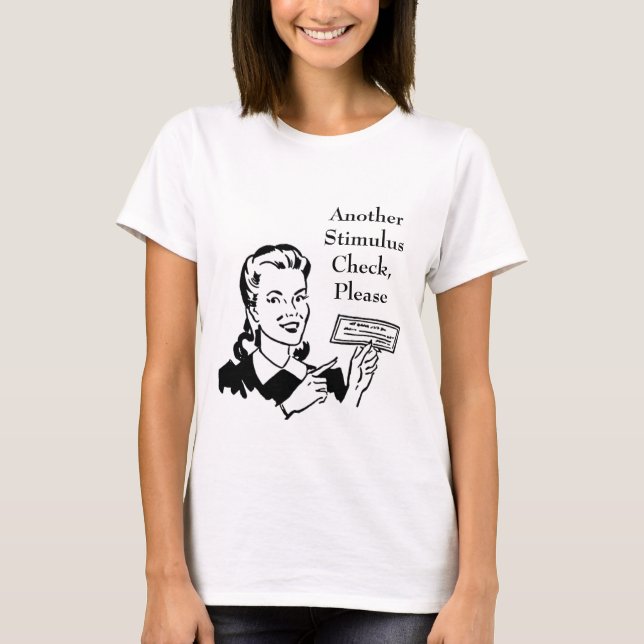 T-shirt Vérification vintage des plans de relance du gouve (Devant)