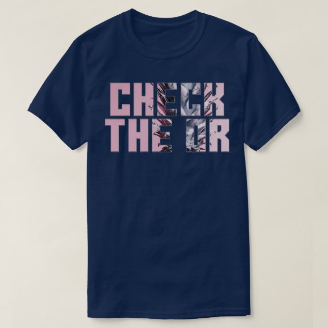 T-shirt Vérifier l'OR (Design devant)