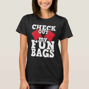 T-shirt Vérifiez Mes Funbags - Joueur de Cornhole Sac de H