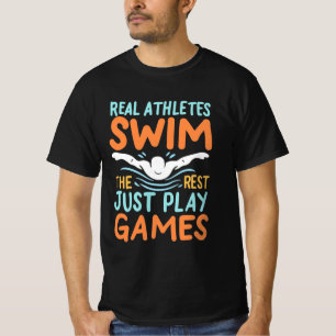 T-shirt Véritable Athlètes nager