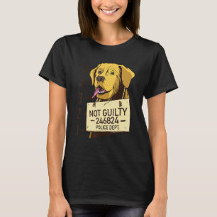 T-shirt Véritable Bon Chien Retriever Labrador Doré Non Co