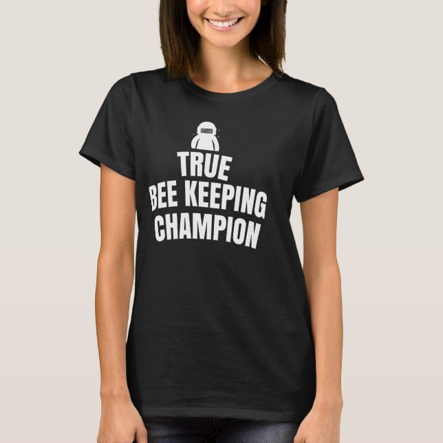 T-shirt Véritable championne de l'apiculture (Devant)