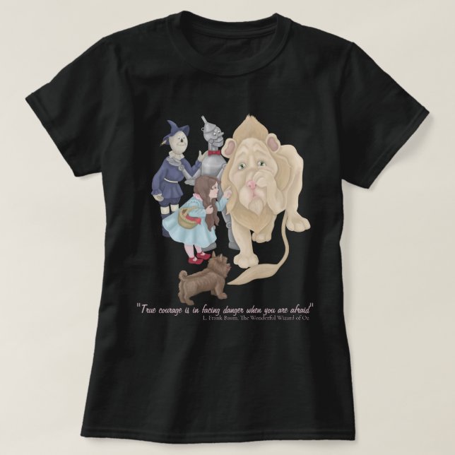 T-shirt Véritable courage (Design devant)