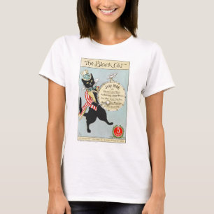 T-shirt Véritable couverture Vintage de magazine de chat n