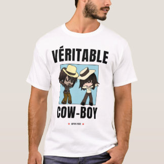 T-shirt Véritable Cow-Boy Depuis 1995 Duo chibi