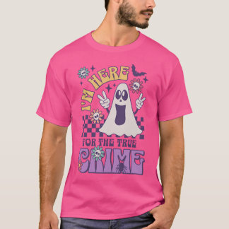 T-shirt Véritable Crime Fantôme Design Tee - Éffrayant sty